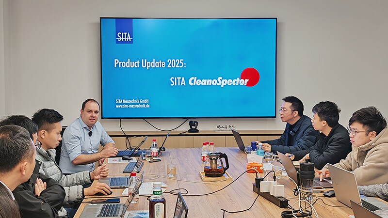 德國SITA公司到訪佛山翁開爾進行技術交流培訓